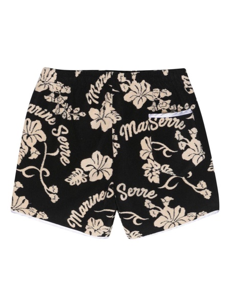 jacquard towelling shorts