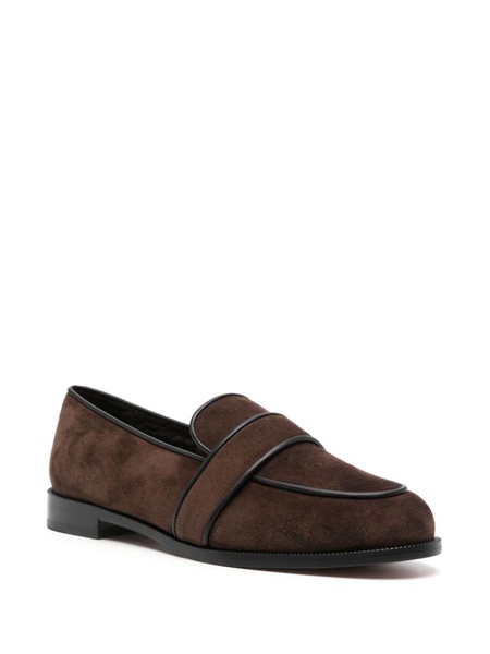 Martin suede moccasin loafers