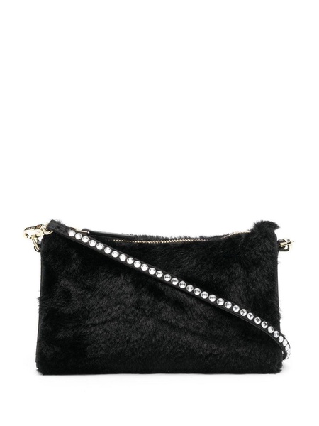 faux-fur zipped bag