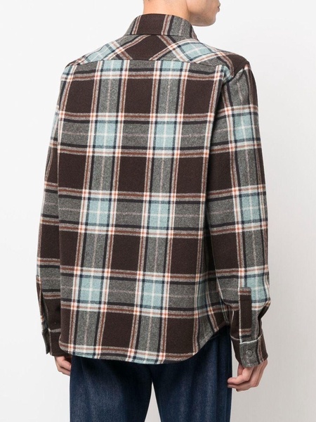 Alaskan Melton plaid-check shirt