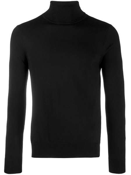 roll-neck wool jumper