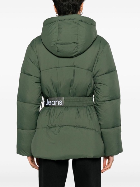 hooded puffer jacket