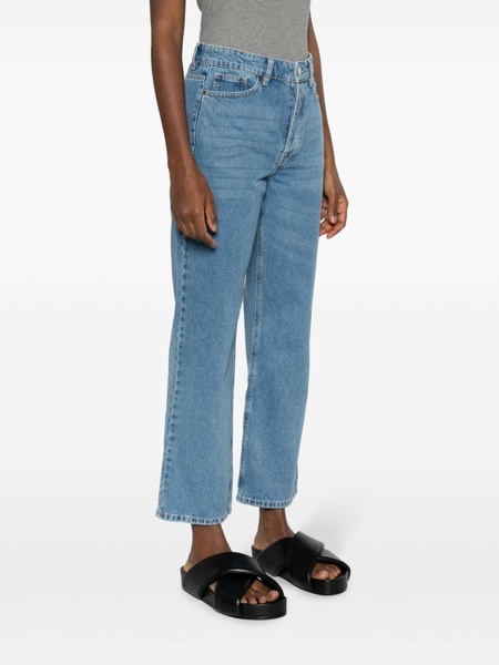 Milium mid-rise straight-leg jeans