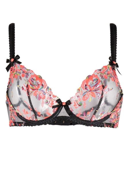 Lexx floral-embroidered underwire bra