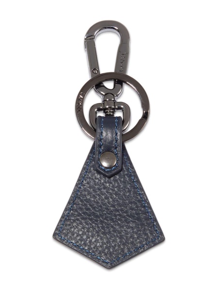 pyramid leather keyring