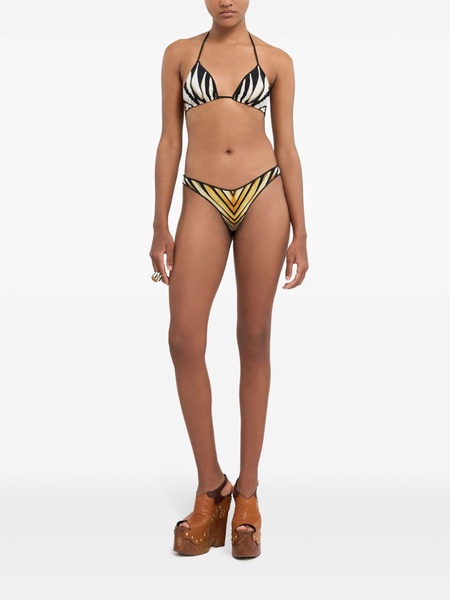 Ray of Gold-print bikini bottoms