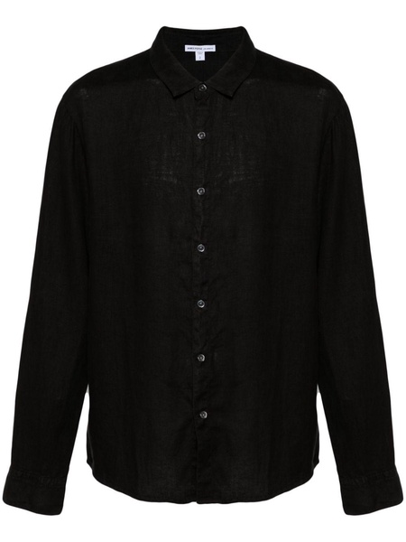 long-sleeve linen shirt