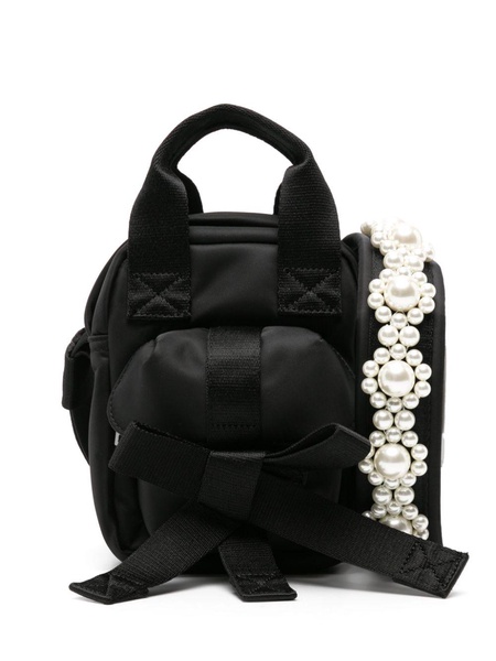 embellished bow crossbody bag