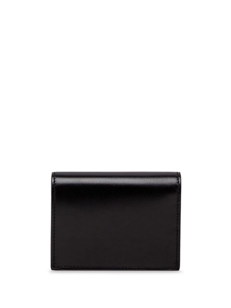 Salvatore Ferragamo Gancini Leather Compact Wallet