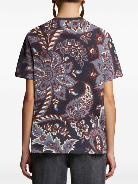 paisley-print cotton t-shirt