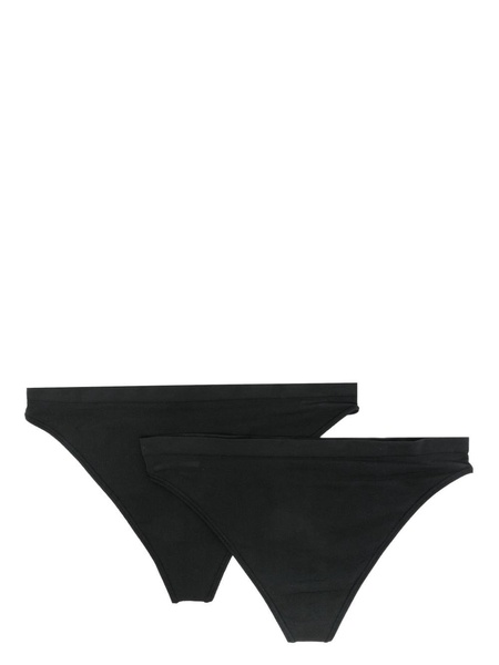 seamless high-cut thongs (pack of two)