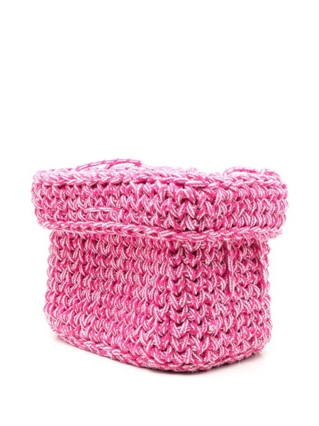 Roge crochet-knit shoulder bag