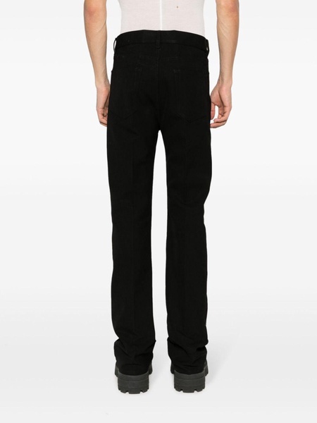 mid-rise bootcut jeans