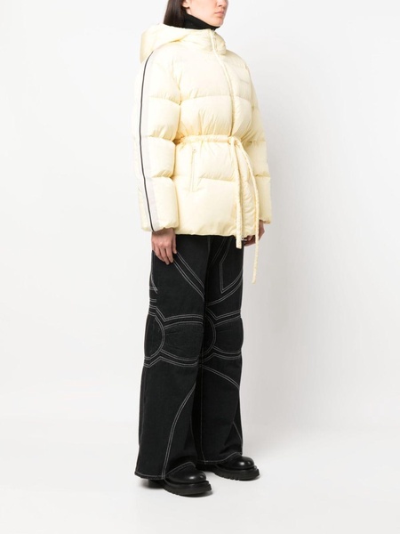 side-stripe puffer jacket