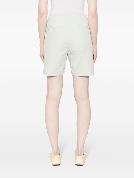 dart-detail cotton shorts