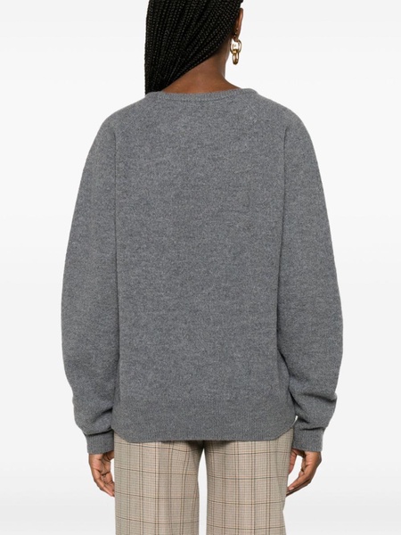 crew-neck wool jumper