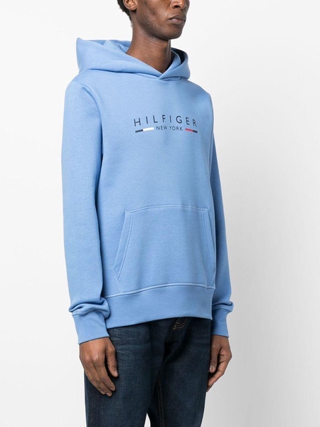 logo-print hoodie