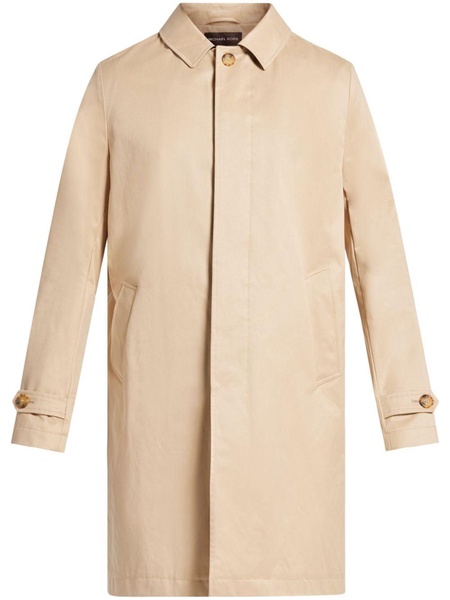 single-breasted trench coat