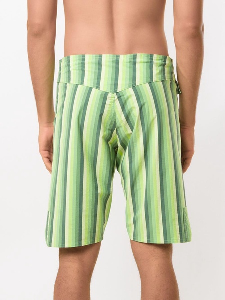 striped swimming shorts