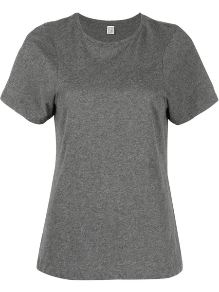 curved-seam organic cotton T-shirt 