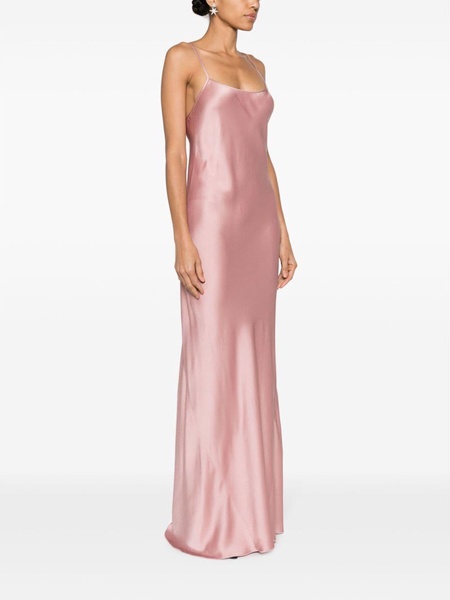 Cami open-back satin gown