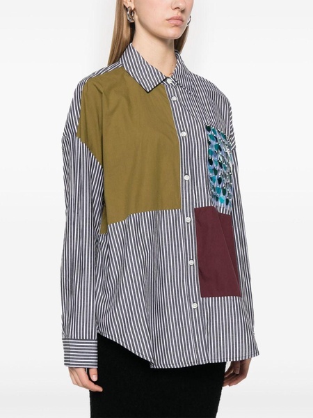 Glam patchwork shirt