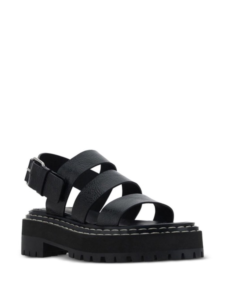 lug-sole leather sandals