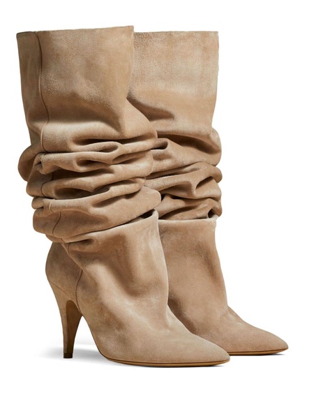 The River 90mm suede knee-high boots