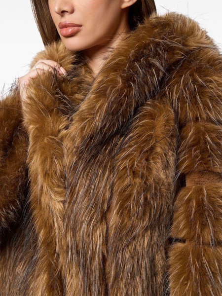 faux-fur coat