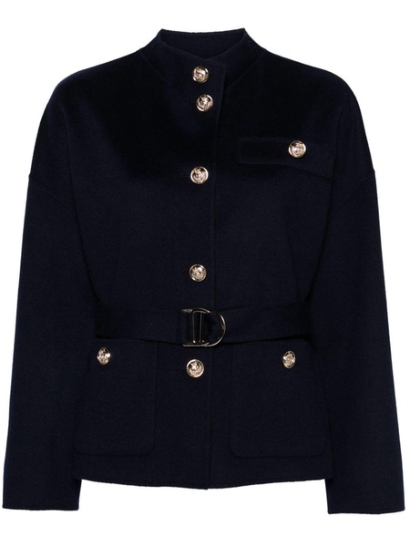 belted wool coat