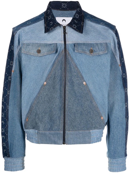 patchwork denim jacket