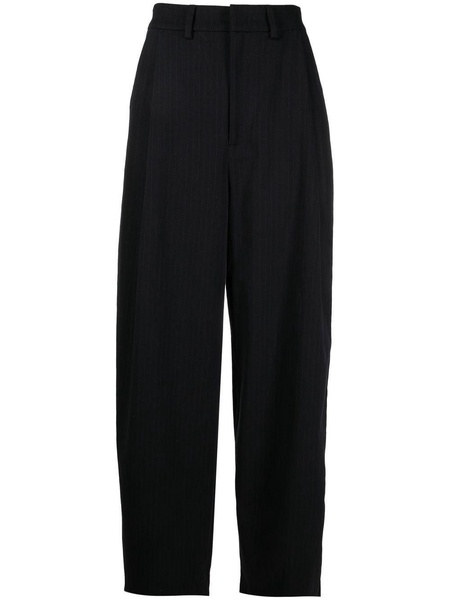 flared wide-leg trousers