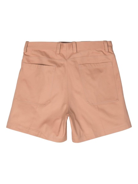 gabardine wide-leg shorts