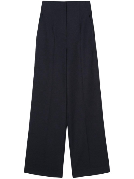 straight-leg tailored trousers