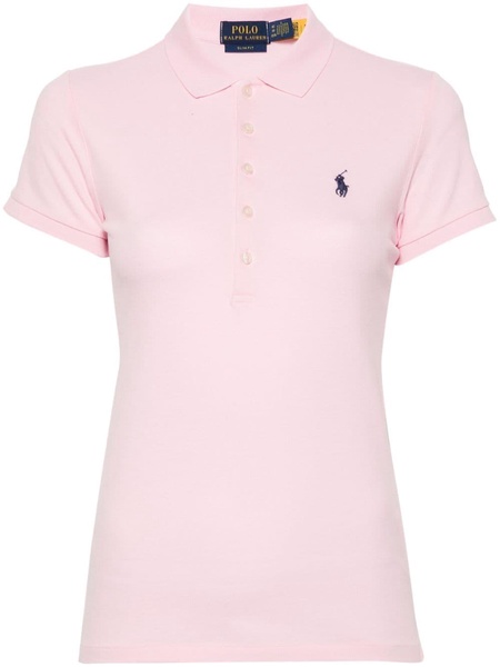 Polo Ralph Lauren Julie Cotton -Blend Piqué Polo Shirt - m