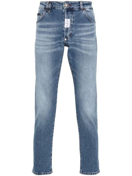 mid-rise skinny jeans