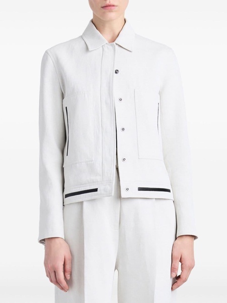 cotton-linen blend jacket