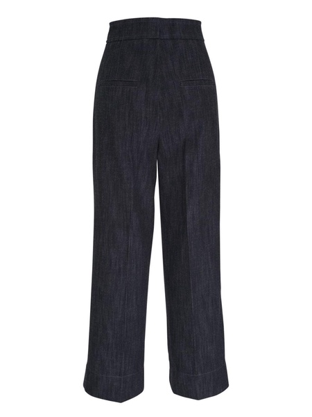 straight-leg trousers