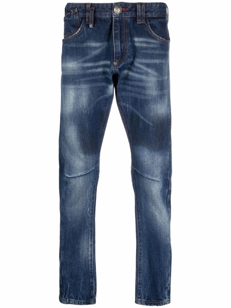 Iconic Plein Milano cut jeans