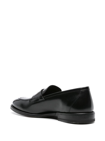 leather penny loafers