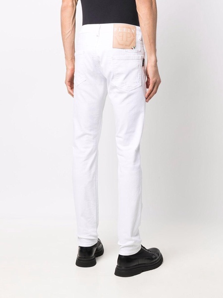 low-rise slim-fit jeans