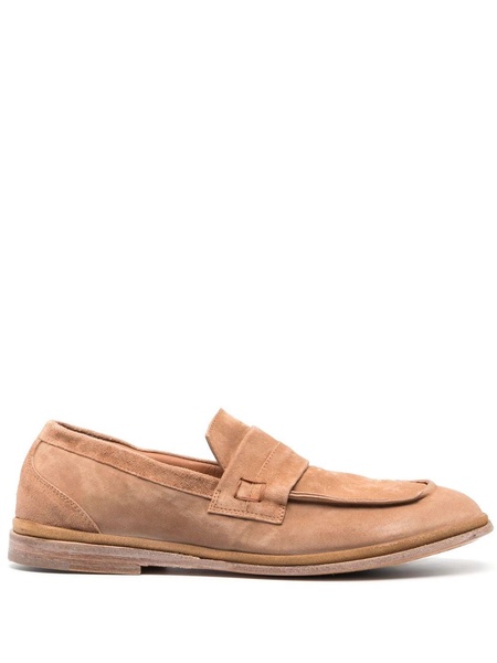 slip-on suede loafers