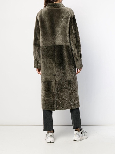 oversized fur coat