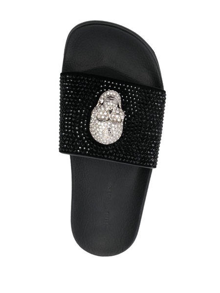 Skull strass pool slides