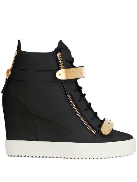 Coby 75mm wedge-heel sneakers