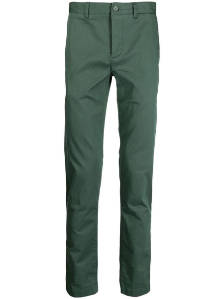 mid-rise slim-cut trousers