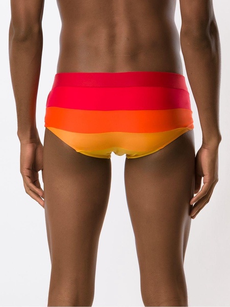 Panelled gradient swimming trunks