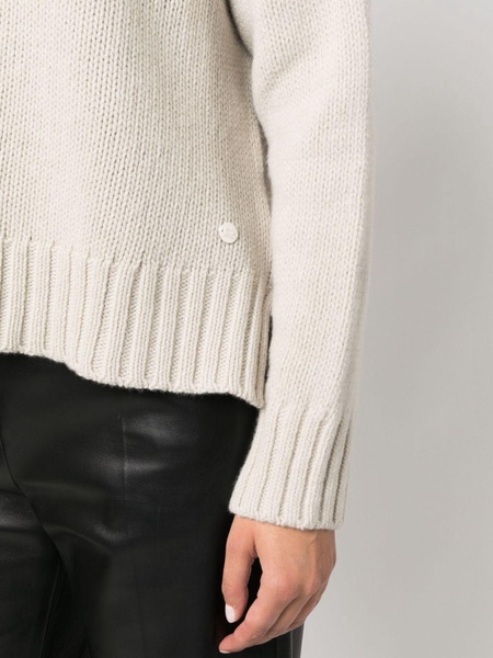 Wool Cable` Turtleneck