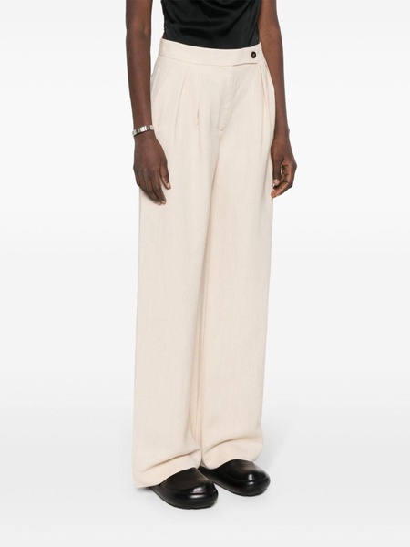 tailored wide-leg trousers