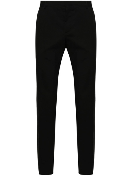 tapered wool-blend tailored trousers